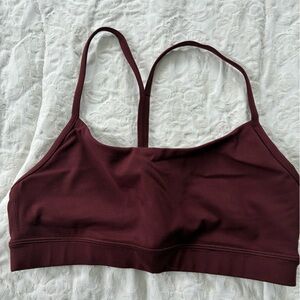 CRZ YOGA Deep Red Sports Bra
